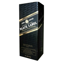 whiskey johnnie walker black label 2l